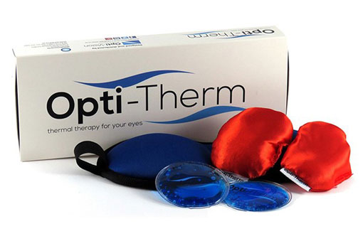 Opti-Therm hot and cold eye mask in one easy package.