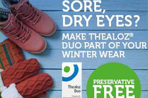 Sore, dry eyes? Thealoz Duo drops come to the rescue this winter.